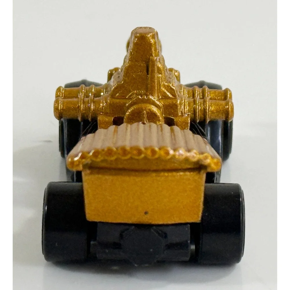Hot Wheels Grease Rod Kids Toy Car Gold Black 2013 Mattel CFH36 Diecast